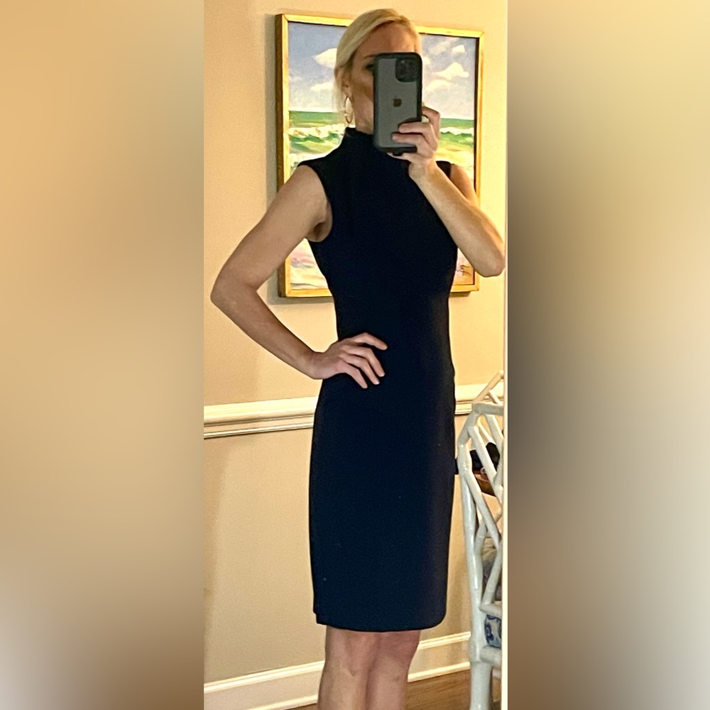 Harper Rose, navy sheath dress, sz. 2